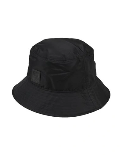 Shop Raf Simons Man Hat Black Size M/l Nylon