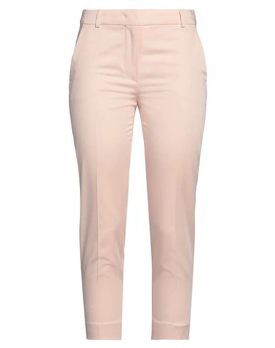 Max Mara Woman Pants Light Pink Size 10 Cotton, Elastane In Pink