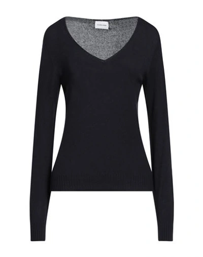 Shop Scaglione Woman Sweater Midnight Blue Size L Silk