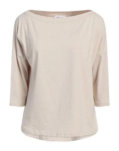 Shop Snobby Sheep Woman T-shirt Beige Size 4 Cotton, Elastane