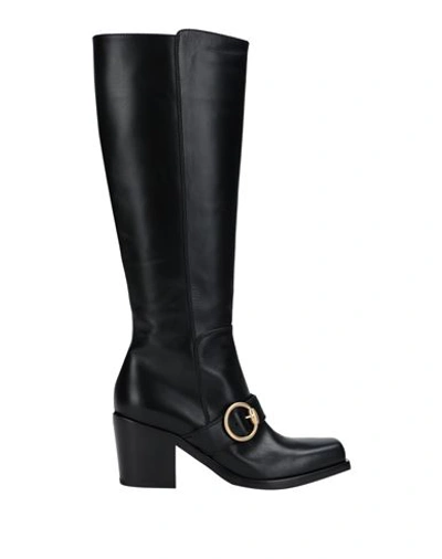 Shop Gianvito Rossi Woman Boot Black Size 7 Calfskin
