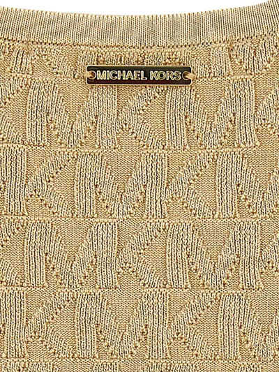 Shop Michael Kors Vestido Corto - Dorado In Gold