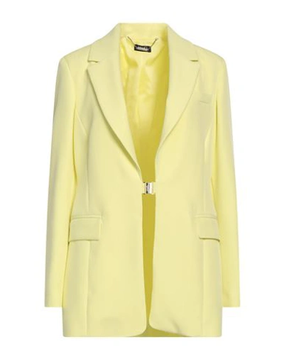 Shop Liu •jo Woman Blazer Yellow Size 10 Polyester, Elastane
