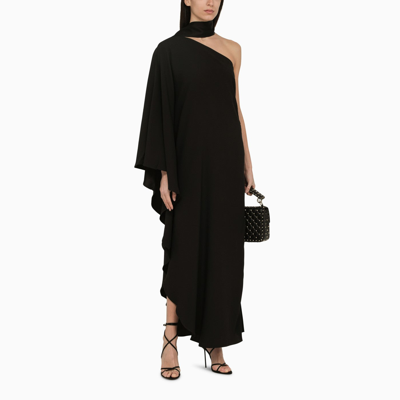 Shop Taller Marmo Bolkan One Shoulder Asymmetric Black Dress