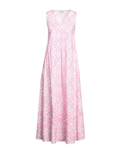 Shop Caliban Woman Maxi Dress Pink Size 6 Cotton, Elastane