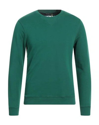 Shop Husky Man Sweatshirt Green Size 40 Cotton