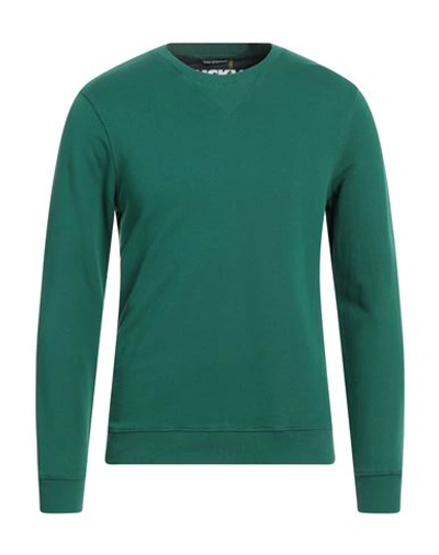Husky Man Sweatshirt Green Size 40 Cotton In Green