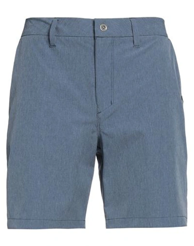 Shop Sundek Man Shorts & Bermuda Shorts Slate Blue Size 32 Polyester, Elastane