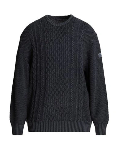 Shop Paul & Shark Man Sweater Navy Blue Size Xxl Virgin Wool