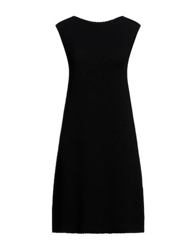 Shop Roberto Collina Woman Mini Dress Black Size L Viscose, Polyester