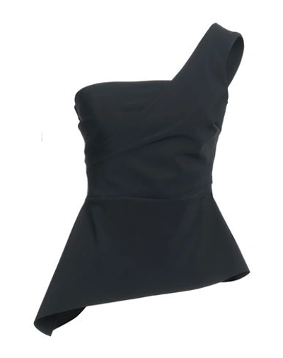 Shop Chiara Boni La Petite Robe Woman Top Black Size 2 Polyamide, Elastane