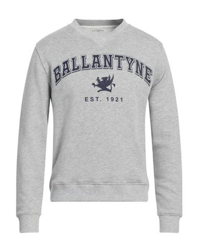 Shop Ballantyne Man Sweatshirt Light Grey Size S Cotton