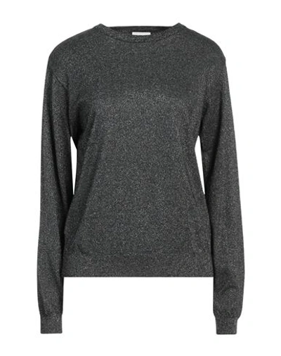 Shop Maison 9 Paris Woman Sweater Steel Grey Size L Polyacrylic, Virgin Wool, Polyamide, Elastane