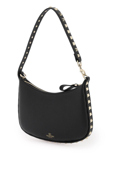 Shop Valentino Garavani Rockstud Mini Hobo Bag