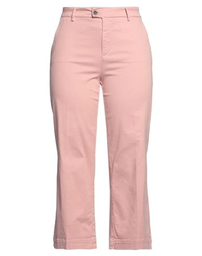 Shop Roy Rogers Roÿ Roger's Woman Pants Pink Size 29 Cotton, Elastane