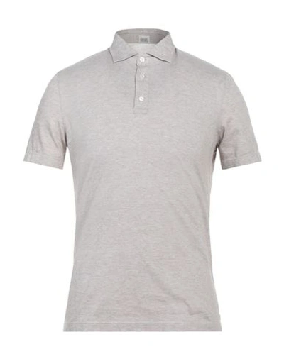 Shop Alessandro Gherardi Man Polo Shirt Beige Size M Cotton