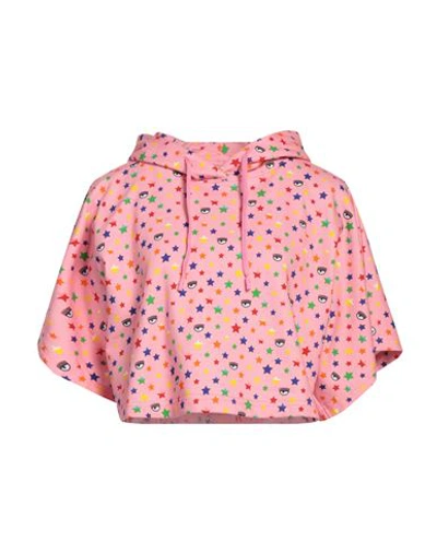 Shop Chiara Ferragni Woman Sweatshirt Pink Size S Cotton