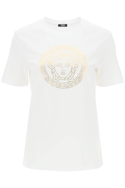 Shop Versace Medusa Crew Neck T Shirt