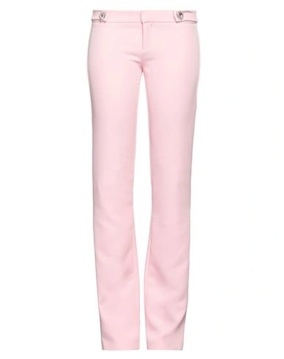 Shop Chiara Ferragni Woman Pants Pink Size 10 Polyester, Elastane