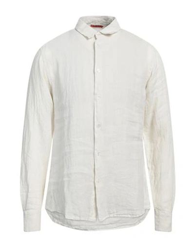 Shop Barena Venezia Barena Man Shirt Off White Size 46 Linen