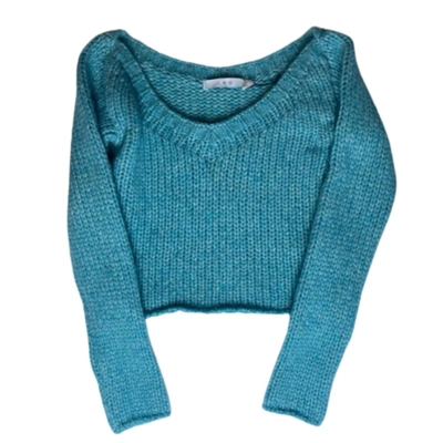 Shop Iro Elaia Sweater In Blue Creek In Multi