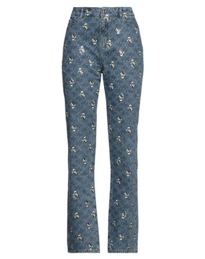 Shop Karl Lagerfeld Woman Jeans Blue Size 29 Cotton
