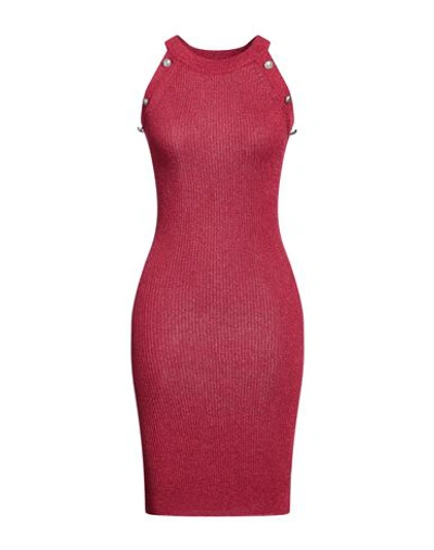Shop Vicolo Woman Mini Dress Magenta Size Onesize Viscose, Polyamide, Polyester