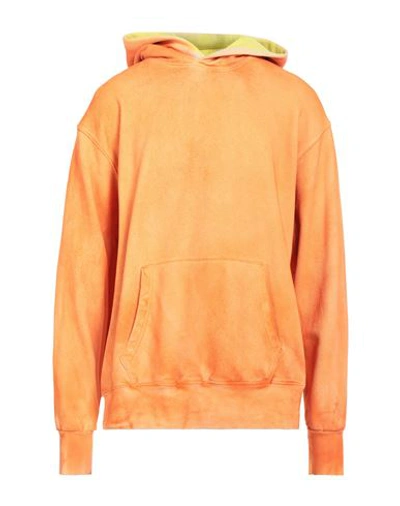Shop Notsonormal Man Sweatshirt Orange Size L Cotton