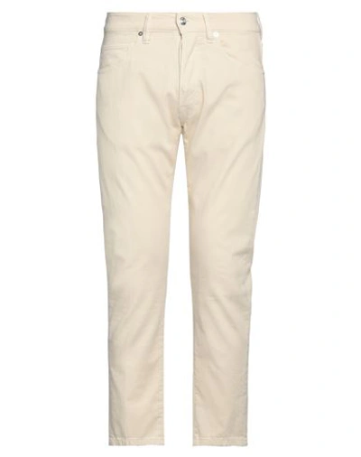 Shop Nine In The Morning Man Jeans Ivory Size 32 Cotton, Elastane In White