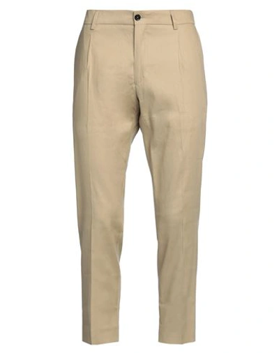 Shop Be Able Man Pants Beige Size 33 Linen, Cotton, Elastane