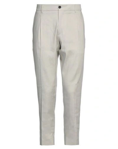 Shop Be Able Man Pants Light Grey Size 33 Linen, Cotton, Elastane