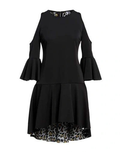 Shop Gil Santucci Woman Mini Dress Black Size 10 Polyester, Elastane