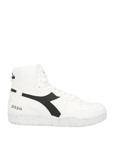 Diadora Heritage Man Sneakers White Size 11 Textile Fibers In White