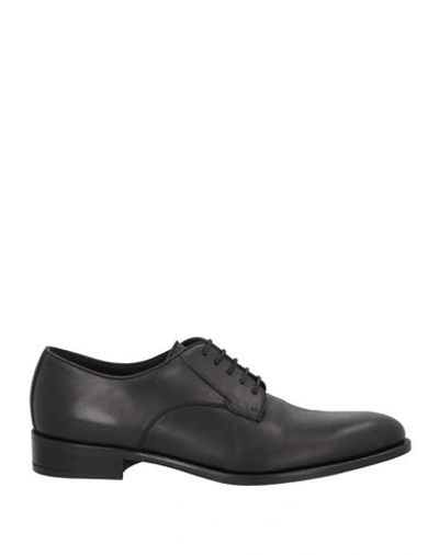 Shop Migliore Man Lace-up Shoes Black Size 7.5 Calfskin