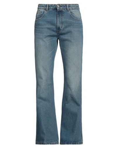 Shop Ami Alexandre Mattiussi Man Jeans Blue Size 30 Cotton