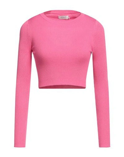 Shop Only Woman Sweater Pink Size L Viscose, Nylon
