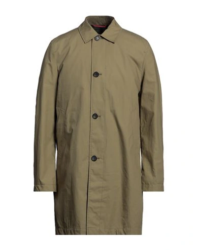 Shop Ps By Paul Smith Ps Paul Smith Man Overcoat & Trench Coat Military Green Size M Cotton