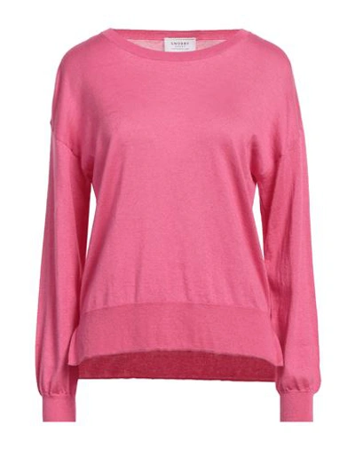Shop Snobby Sheep Woman Sweater Magenta Size 8 Silk, Cashmere