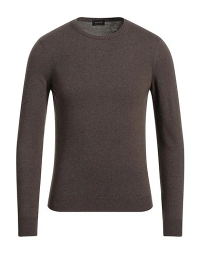 Shop Heritage Man Sweater Brown Size 36 Polyamide, Wool, Viscose, Cashmere