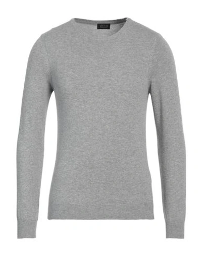 Heritage Man Sweater Grey Size 36 Polyamide, Wool, Viscose, Cashmere In Grey