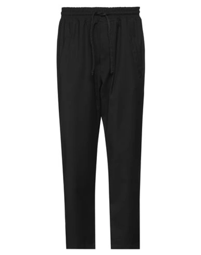 Diego Rodriguez Man Pants Black Size L Polyester, Viscose, Elastane In Black
