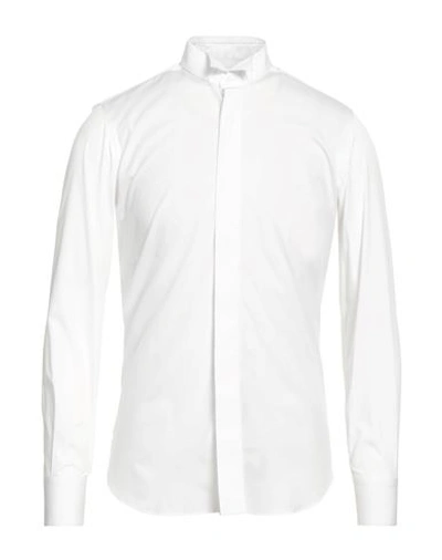 Shop Alessandro Gherardi Man Shirt White Size 15 ½ Cotton