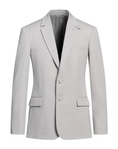 Shop Dior Homme Man Blazer Light Grey Size 38 Wool