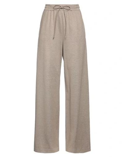 Max Mara Woman Pants Khaki Size 4 Cotton, Linen In Beige