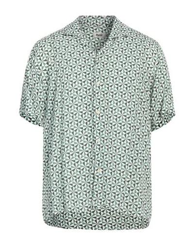 Shop Brava Fabrics Man Shirt Green Size M Ecovero Viscose