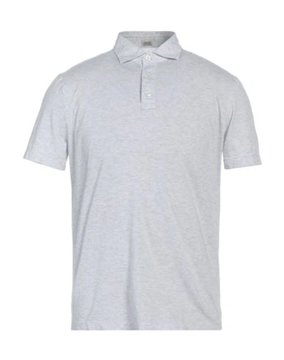 Shop Alessandro Gherardi Man Polo Shirt Light Grey Size L Cotton