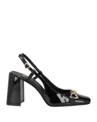 Shop Love Moschino Woman Pumps Black Size 6 Leather