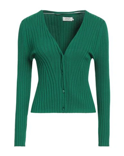 Shop Only Woman Cardigan Green Size M Viscose, Nylon