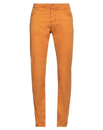 Shop Jacob Cohёn Man Pants Mandarin Size 33 Cotton, Lyocell, Elastane, Polyester