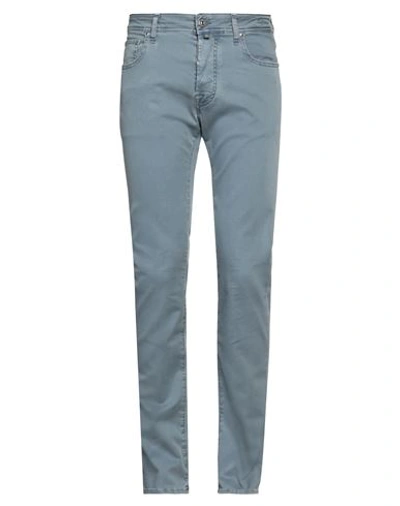 JACOB COHЁN JACOB COHЁN MAN PANTS SLATE BLUE SIZE 31 COTTON, LYOCELL, ELASTANE, POLYESTER 